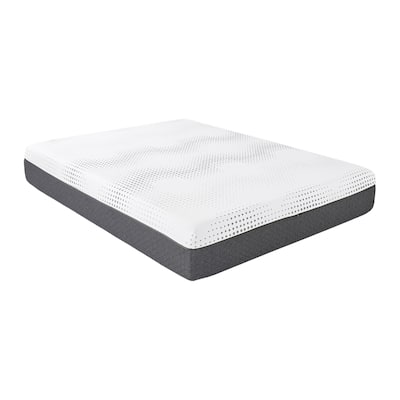 12" Plush Foam Pocket Coils Mattress, Green Tea Gel-Infused Memory Foam Hybrid Mattress in a Box