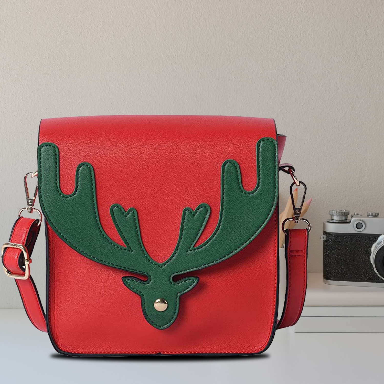 Christmas collection Deer Head Shape Crossbody Bags for