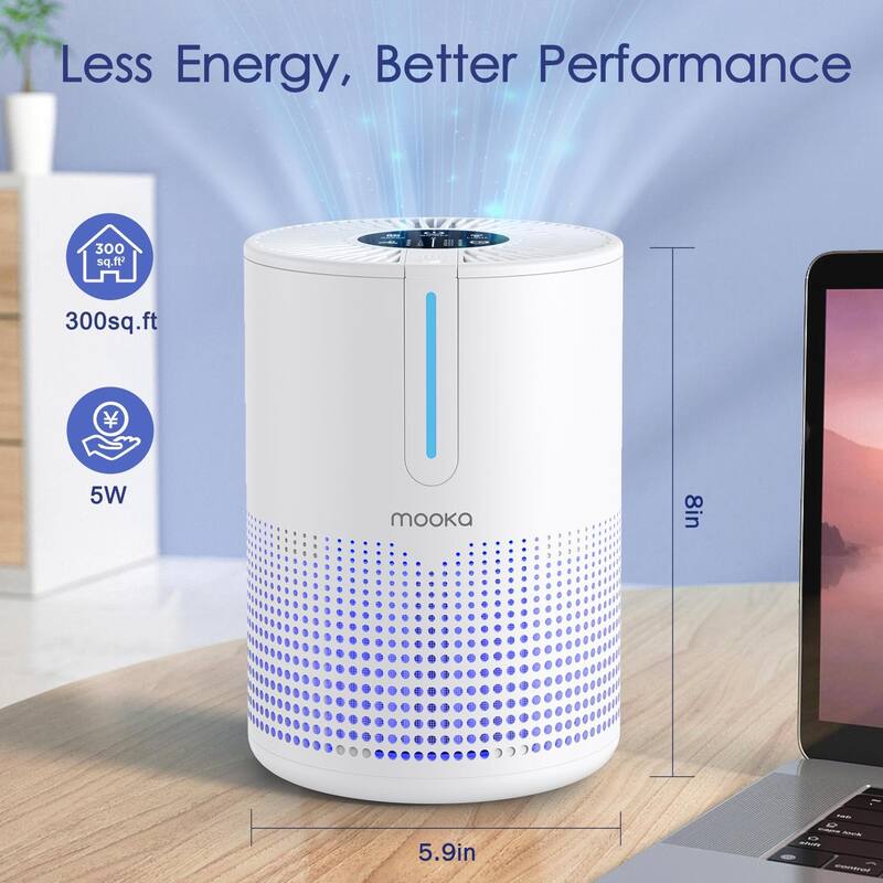 Portable H13 HEPA Air Purifier for Pets and Smoke