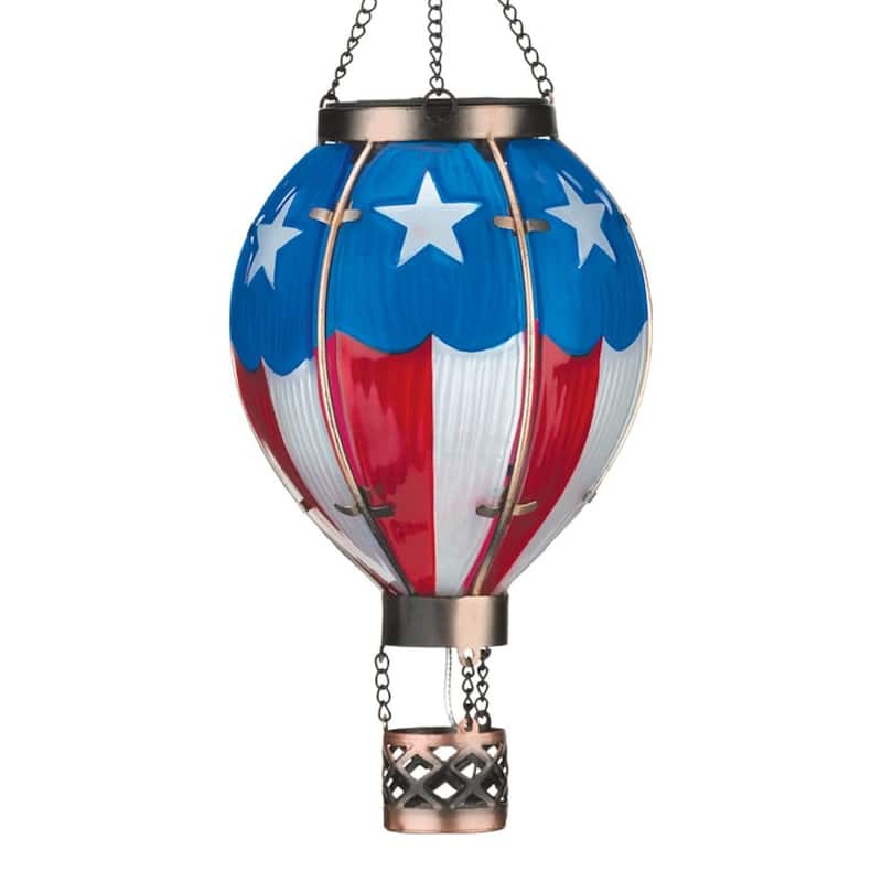 Hot Air Balloon Solar Lantern SM - Americana