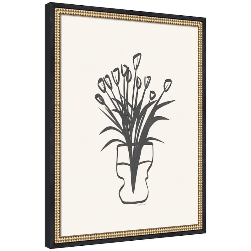 Kate and Laurel Tulips by Gabrielly Guedes Framed Wall Art Print
