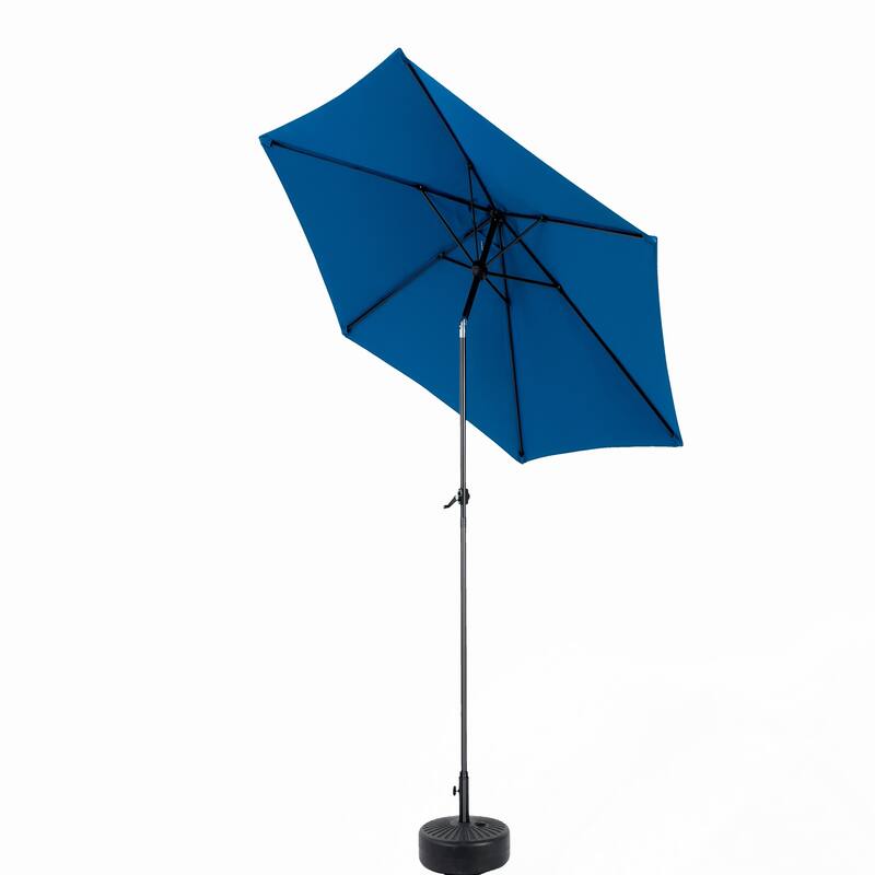 9FT Patio Umbrella with Push Button Tilt and Crank(Base Not Included)