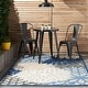 preview thumbnail 122 of 150, Nourison Aloha Floral Modern Indoor/Outdoor Area Rug 10' x 14' - Blue/Grey