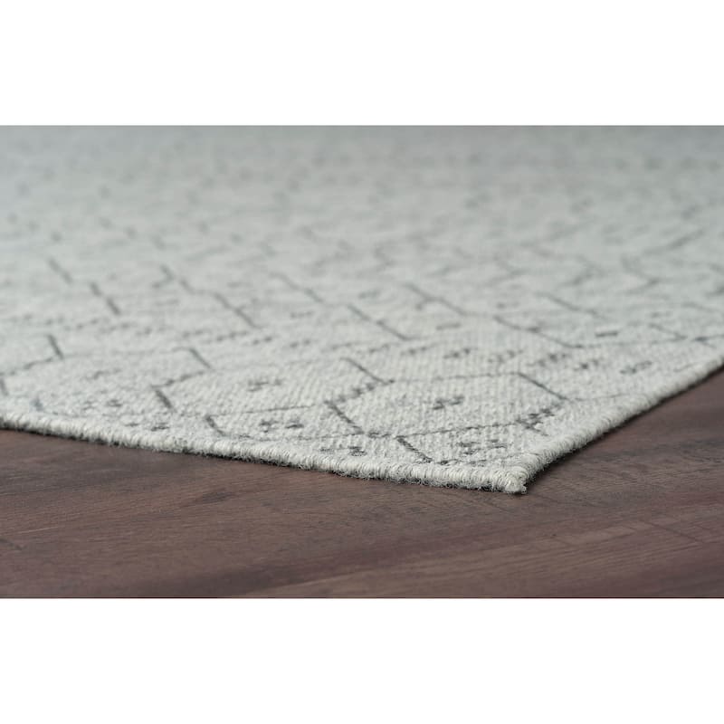 Seros Scandinavian Geometric Indoor/Outdoor Area Rug