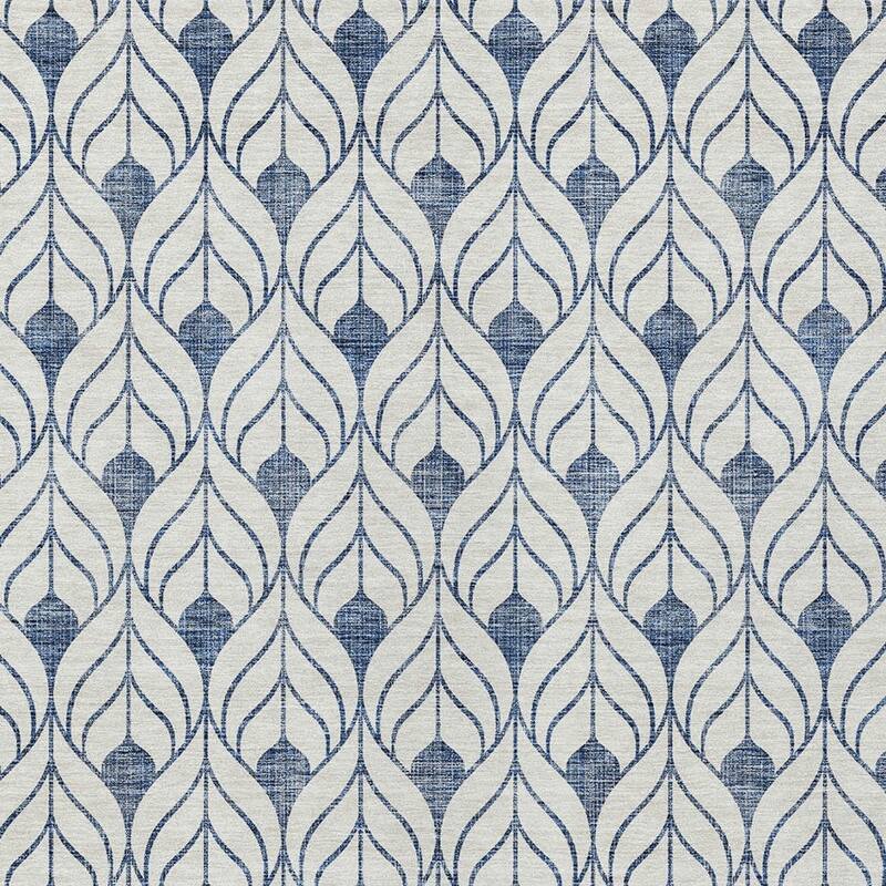 HomeRoots Geometric Transitional Rectangle Outdoor Rug