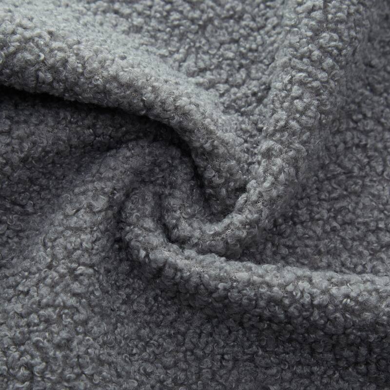 GDFStudio - Teddy Fabric 78.7" Multi-Functional Foldable Sofa Bed