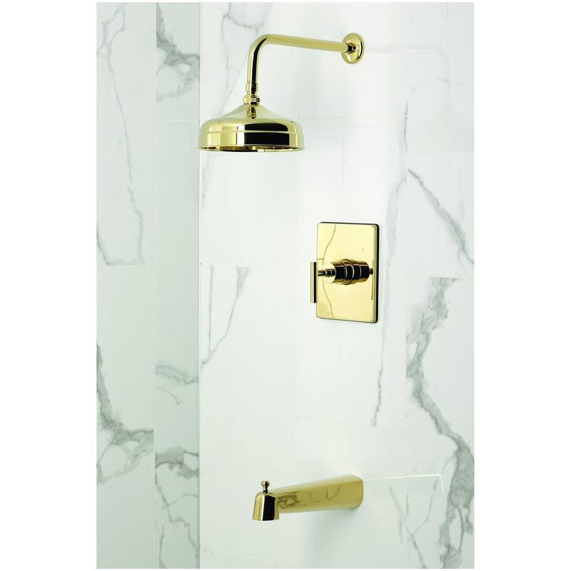Kingston Brass KB634.CML Manhattan Tub and Shower Trim Package with