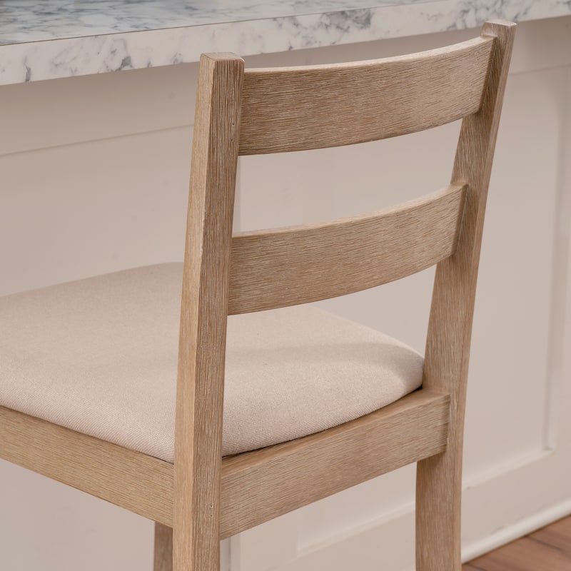 Piedmont Greywash Wooden 25-Inch Tribeca Counter Stool