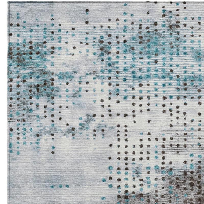 HomeRoots Geometric Transitional Rectangle Outdoor Rug