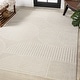 preview thumbnail 11 of 133, JONATHAN Y Dila Geometric Arch Scandi Striped Ivory/Cream Area Rug 10' x 13' - Ivory/Cream