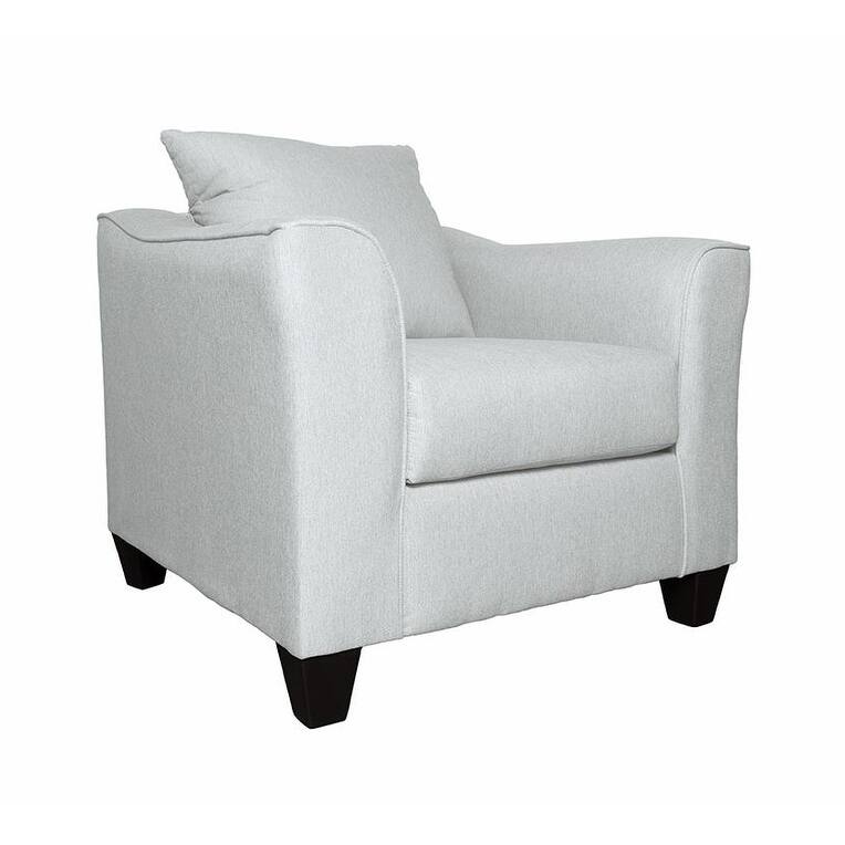 Alcazar Grey Mist Track Arm Accent Chair
