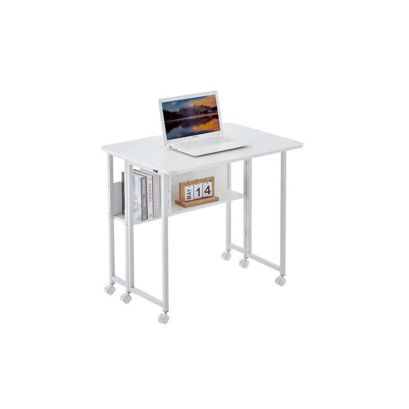 31.5" Foldable Computer Desk for Small Spaces