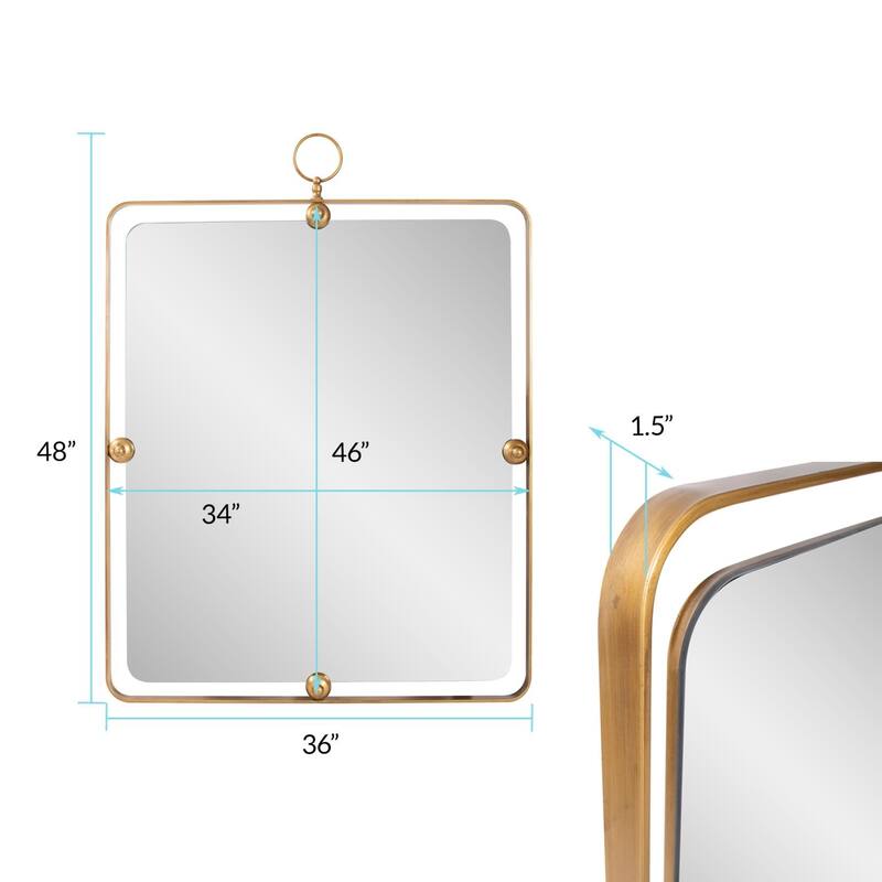 Ravello Mirror - 48H X 36W X 2D