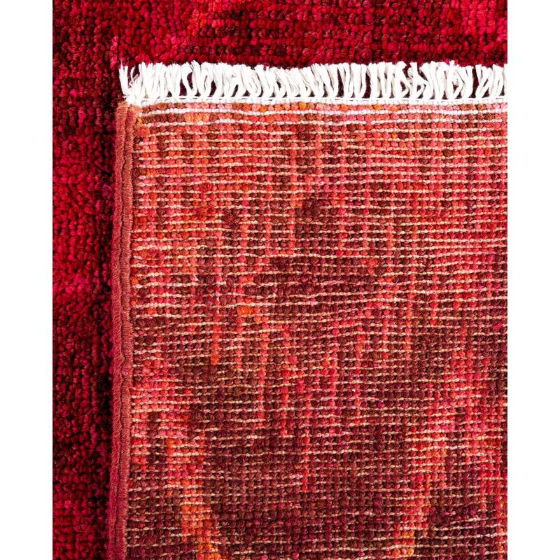 Overdyed One-of-a-Kind Hand-Knotted Area Rug - Pink - 4' 1" x 6' 3"