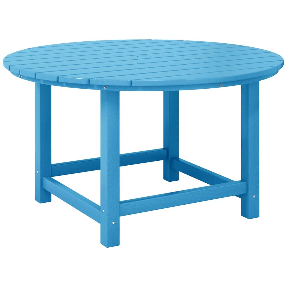 Laguna Kids Outdoor 38" Round Poly Dining Table for Children