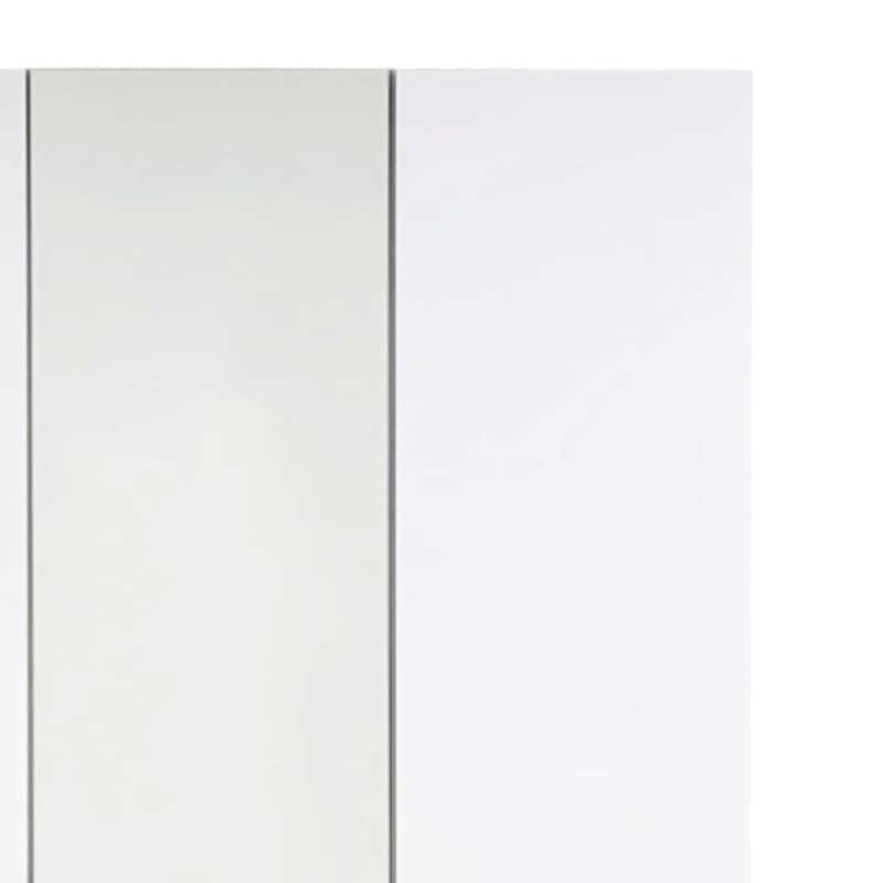 Ely Closet Cabinet Set, Center Mirror Front, 7 Drawers, 71 Inch, White