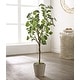 preview thumbnail 1 of 3, SAFAVIEH Faux Polyscias Fruticosa Potted Tree - 16.9" W x 13" L x 49" H