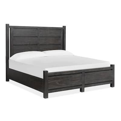 Magnussen Home Plum Creek Ravenwood Black Panel Bed