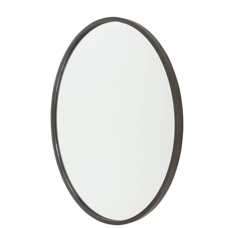 Ravi Modern Round Wall Mirror - 32"H x 32"W x 1.5"D