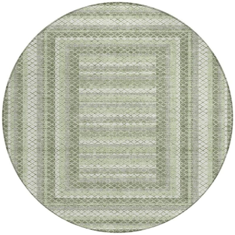 HomeRoots Geometric Transitional Rectangle Outdoor Rug