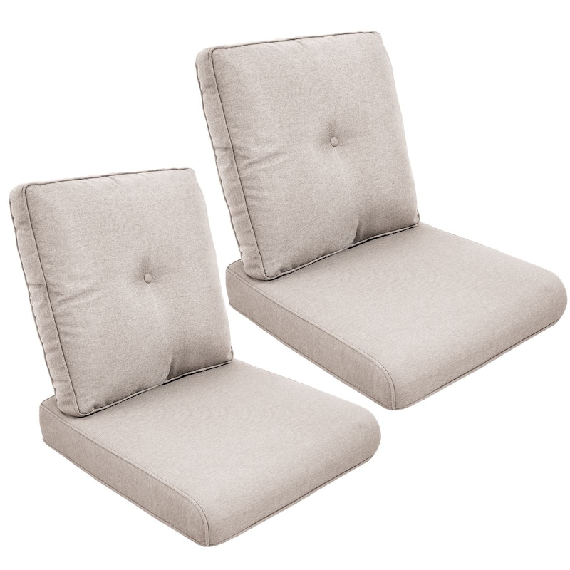 Gymojoy Pillow and Cushion Set Deep Seat Indoor/Outdoor - 25" x 22" x 4"