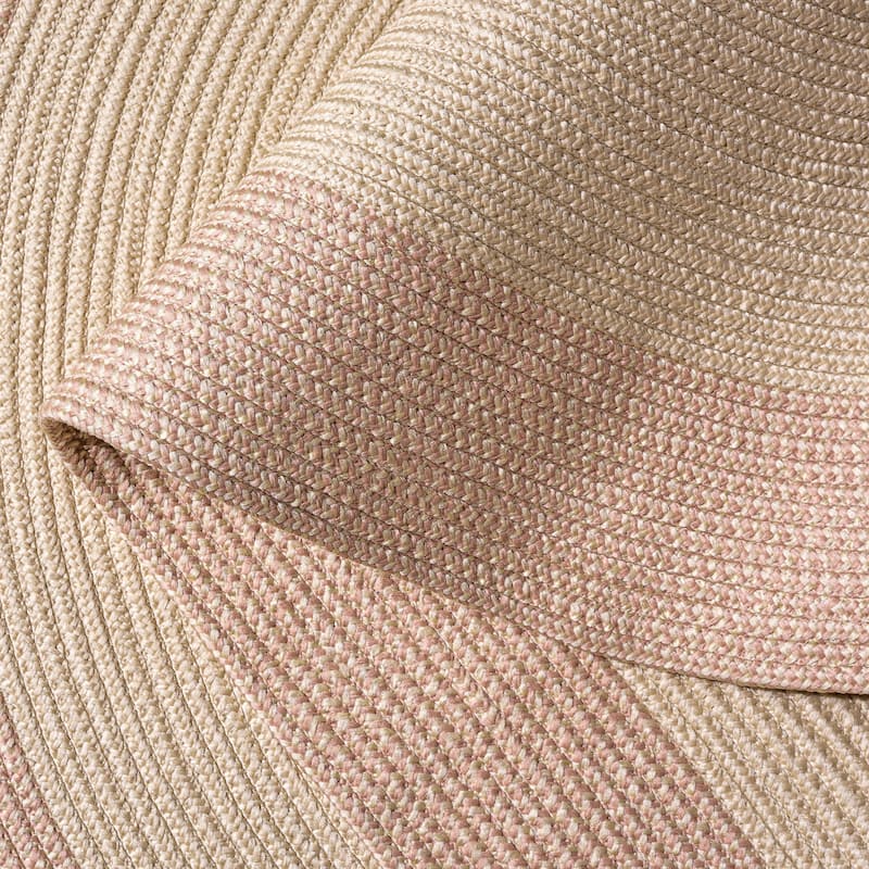 SAFAVIEH Handmade Braided Blodwen Washable Indoor/Outdoor Rug - Weather Resistant & Easy Cleaning