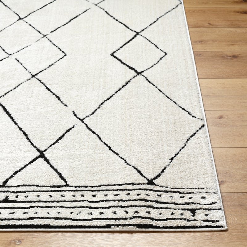 Livabliss Freud Moroccan Diamond Area Rug