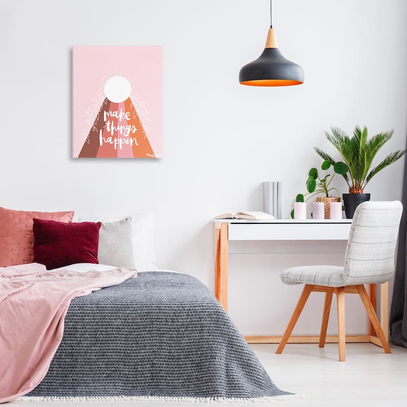 Stupell Minimal Make Things Happen Canvas Wall Art Design By Mandy Ford Art + Illustration