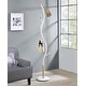 preview thumbnail 7 of 7, Roundhill Furniture Arles Metal Standing Coat Rack