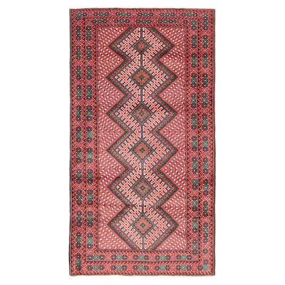 Teimani Red Rug 2'11" x 5'3" - 2'11 x 5'3