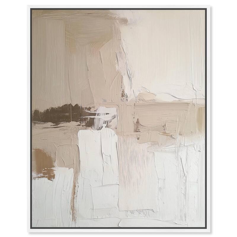 Subtle Earth Tones I Canvas by Art Remedy - 24" x 30" - White