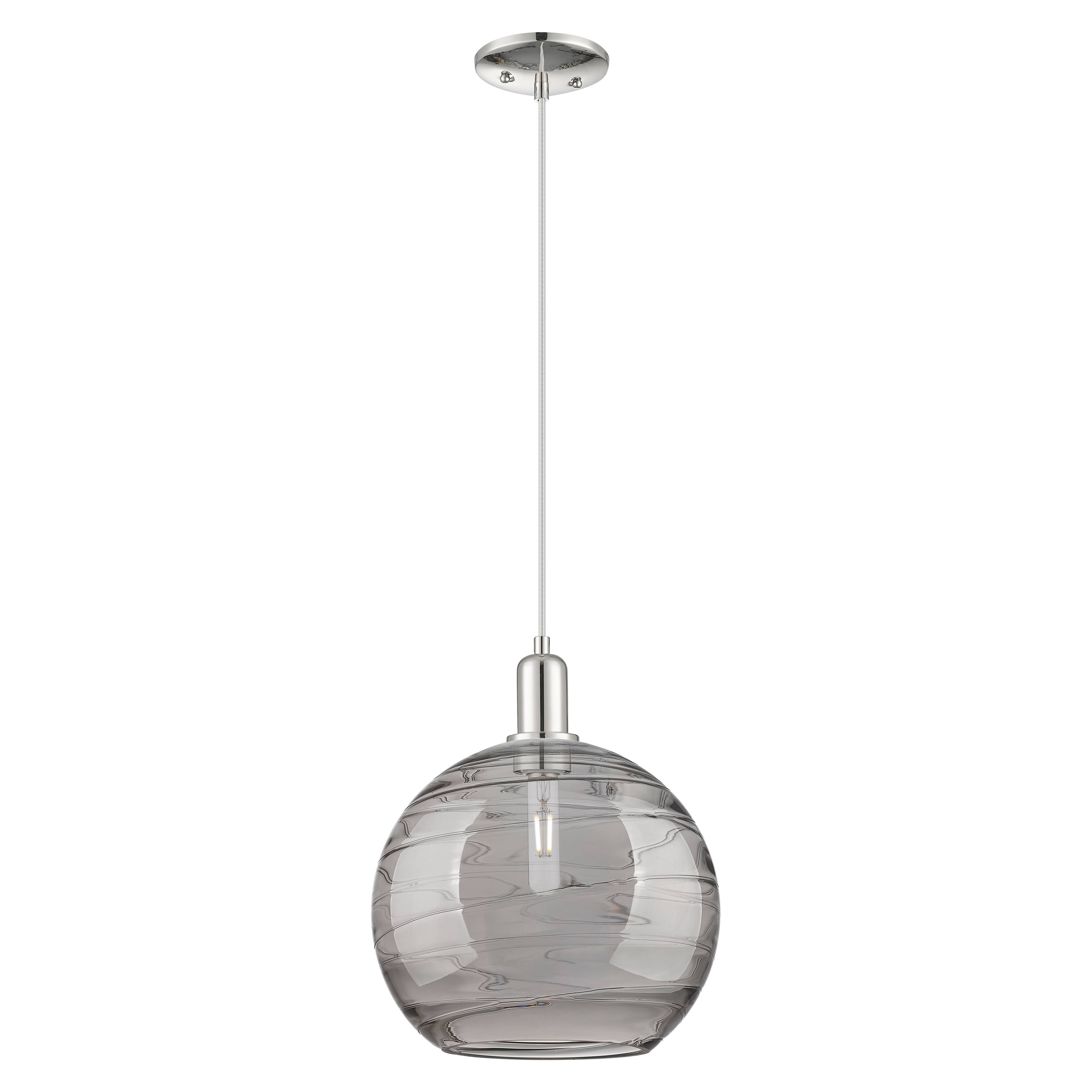 Innovations Lighting Endless Possibilities Arcadia - Athens Deco Swirl - 1 Light 12" Cord Hung Mini Pendant