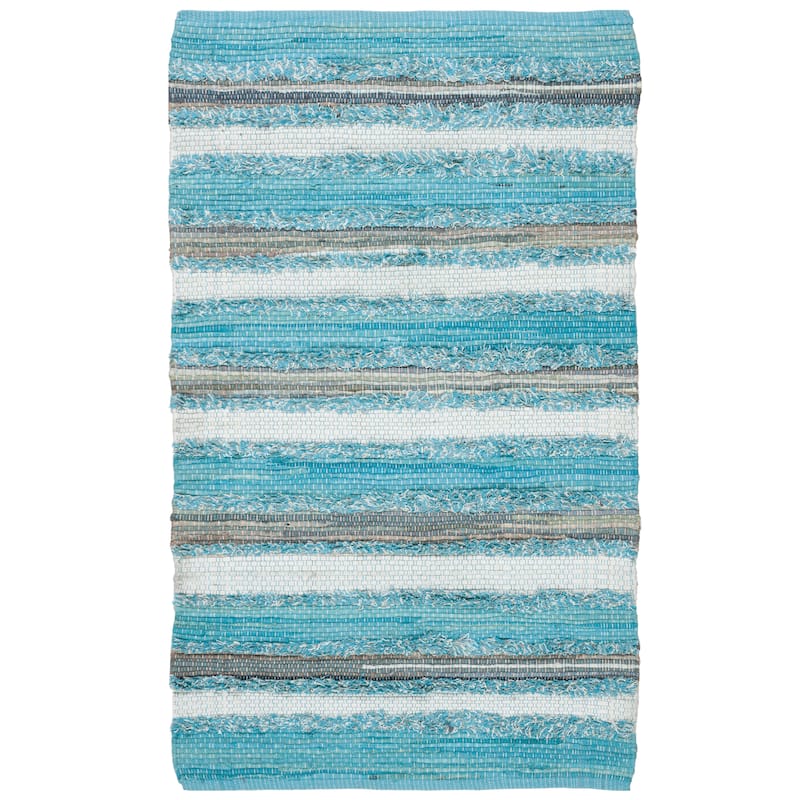 SAFAVIEH Handmade Flatweave Montauk Mridalini Casual Cotton Rug