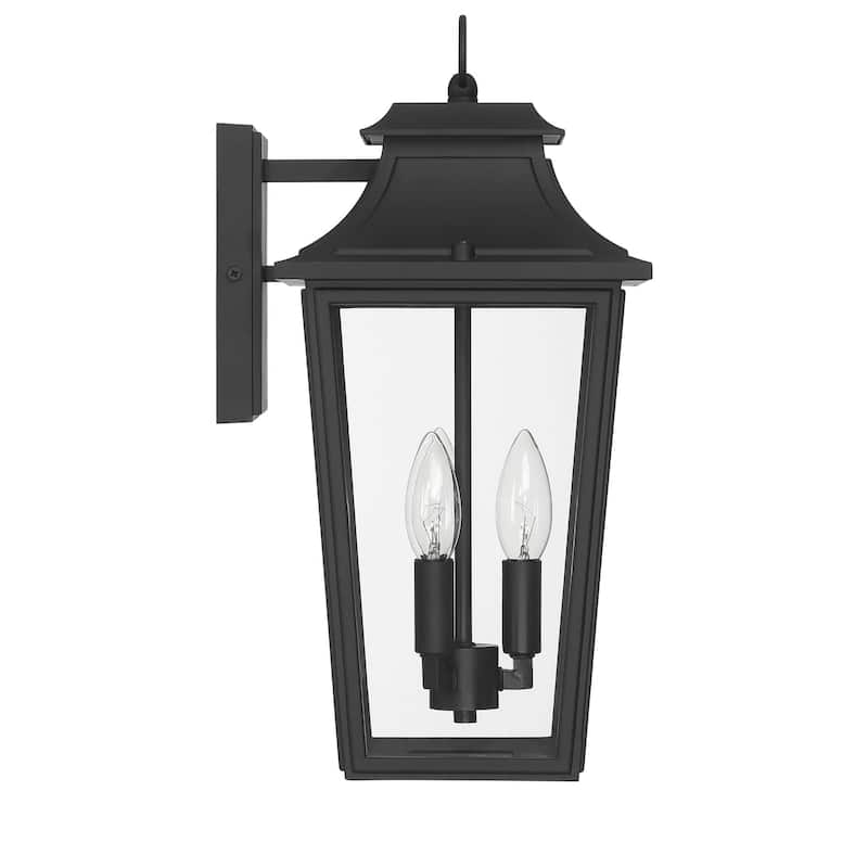 Hunter Spring Cove Outdoor Wall Light - Front Porch, Patio, Garage, Pergola - Traditional, Mission - Resists Corrosion!