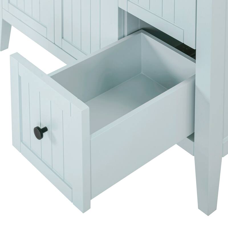 Avanity LAYLA-VS37-E Layla 36" Free Standing Single Basin Vanity Set - Ice Blue