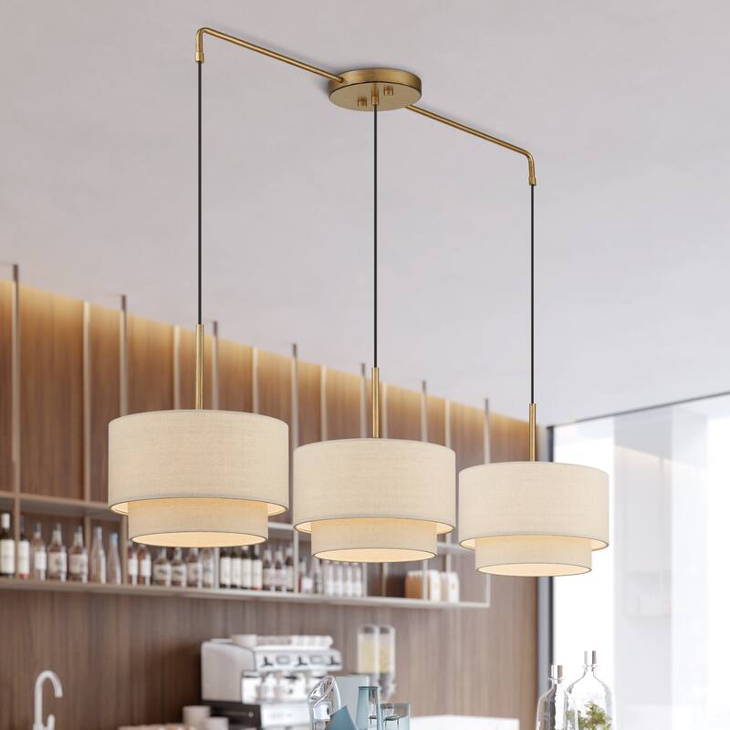 Livex Lighting 58893 Bellingham 3 Light 49" Wide Linear Pendant