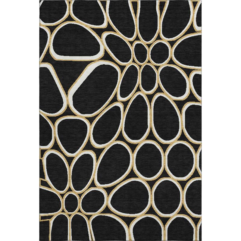 Premium Washable Super Soft Contemporary Bubble Mayfield Rug