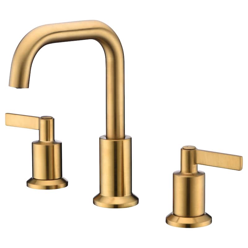 Ultra Faucets Kree Collection Two-Handle Widespread Lavatory Faucet - Brushed Gold UF57008