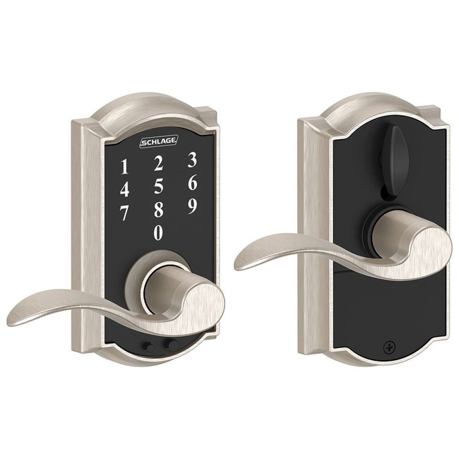 Schlage FE695CAM716ACC Camelot Accent Lever Keyless Touch Lever