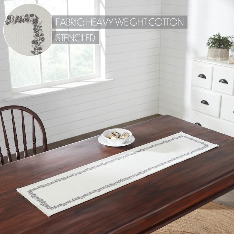 Finders Keepers Eucalyptus Runner 12x36 - 12x48 - Grey