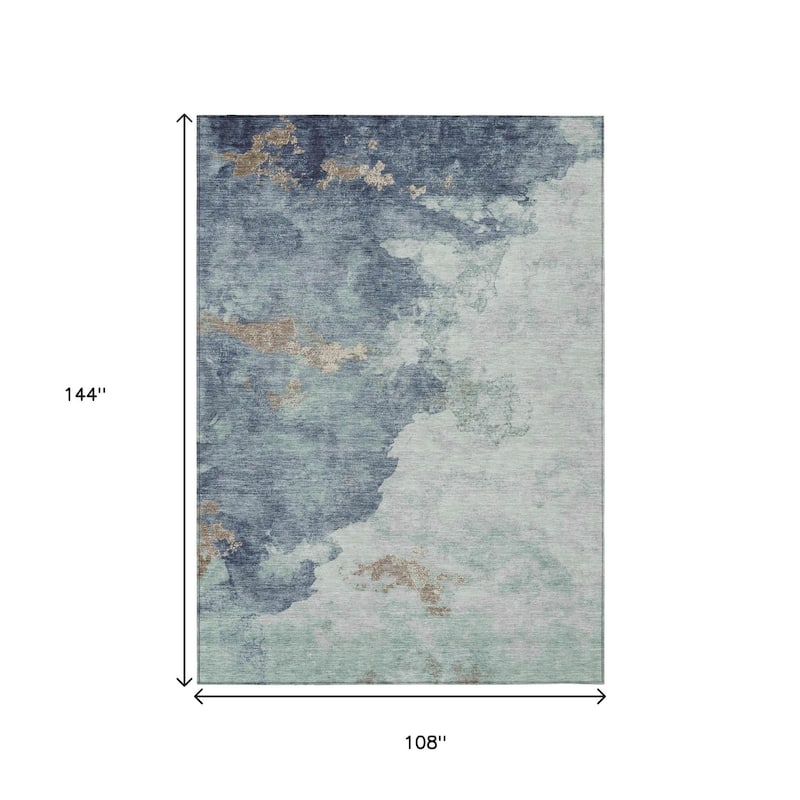 HomeRoots Abstract Transitional Rectangle Outdoor Rug