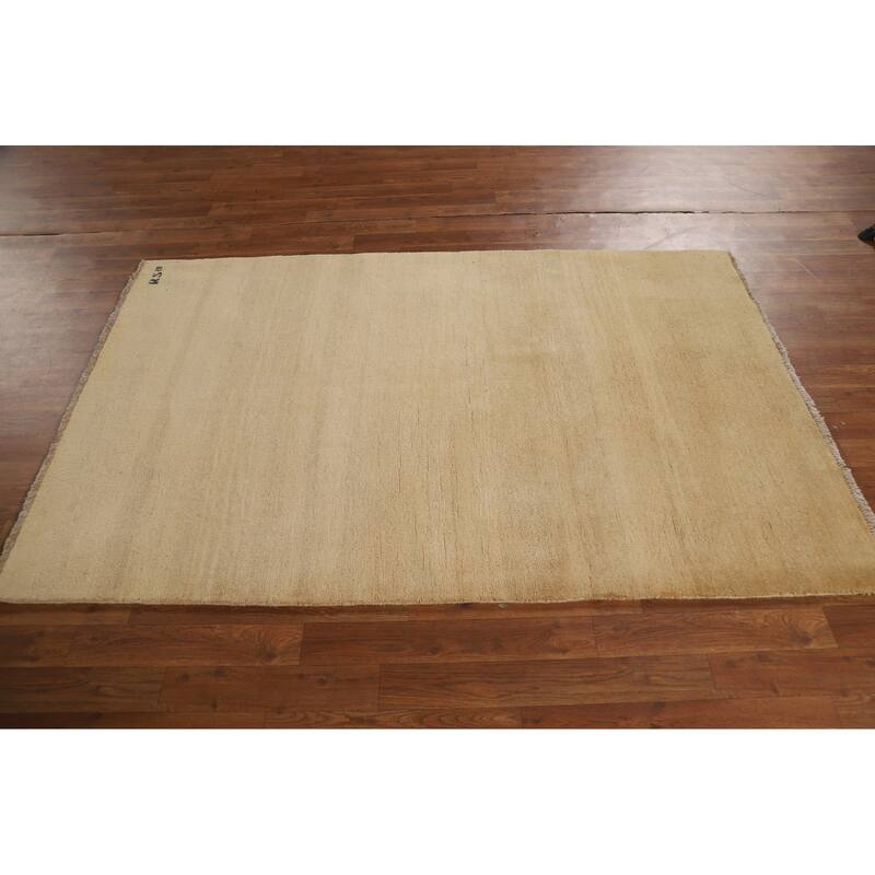 Gabbeh Modern Accent Rug Handmade Bedroom Wool Carpet - 3'10"x 6'0"