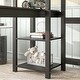 preview thumbnail 8 of 28, Full Size Wood Loft Bed with built-in desk, Safety Guardrails and Ladder for Kids, Boys and Girls