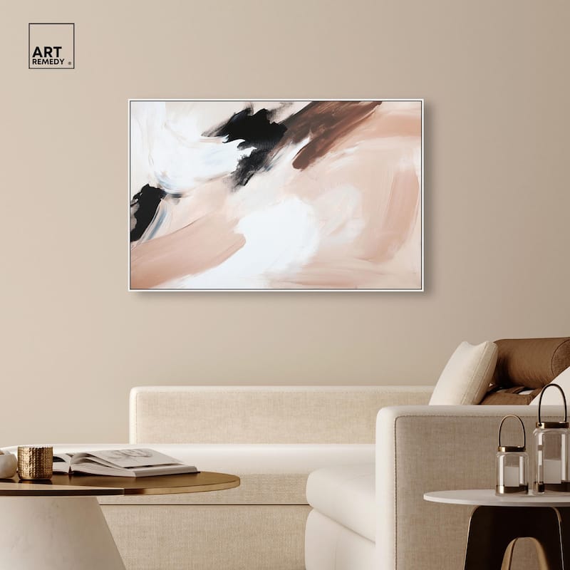 Swirls of Cream II Canvas by Art Remedy