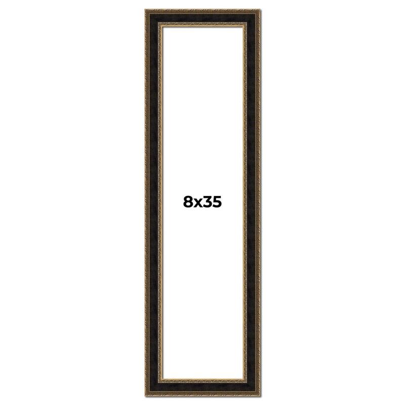 8x35 Frame Gold Antique Vintage Sold Wood Picture Frame | 1.75 Inch