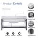 preview thumbnail 111 of 150, Ecija Bath Vanity, Metal Support with Composite Stone Top, no Mirror