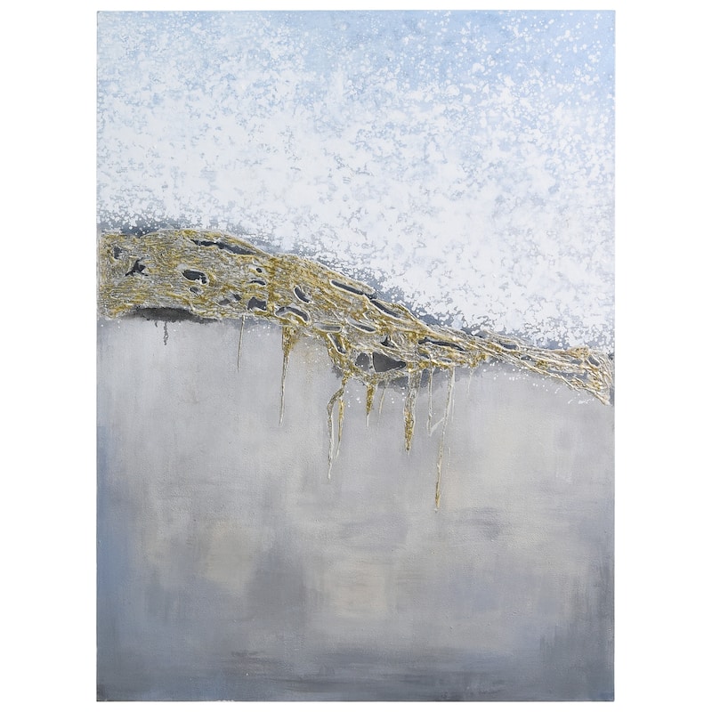 Golden Summer Textured Metallic Hand Painted Wall Art by Martin Edwards
