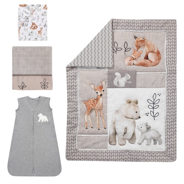 Forest animal crib bedding deals