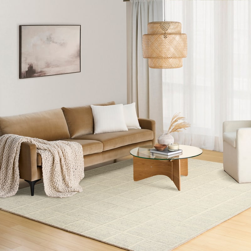 DKNY Pure Framework Indoor only Geometric Area Rug