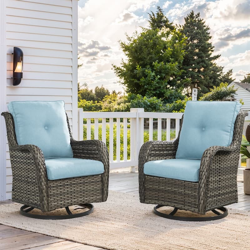 22 in x 24 in Outdoor Chair Deep Seat Replacement Cushion - N/A